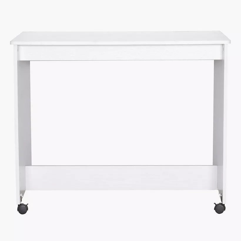 Mid Sleeper Single Bed with Study Desk and Storage - 90x190 cm-GCC Home Center