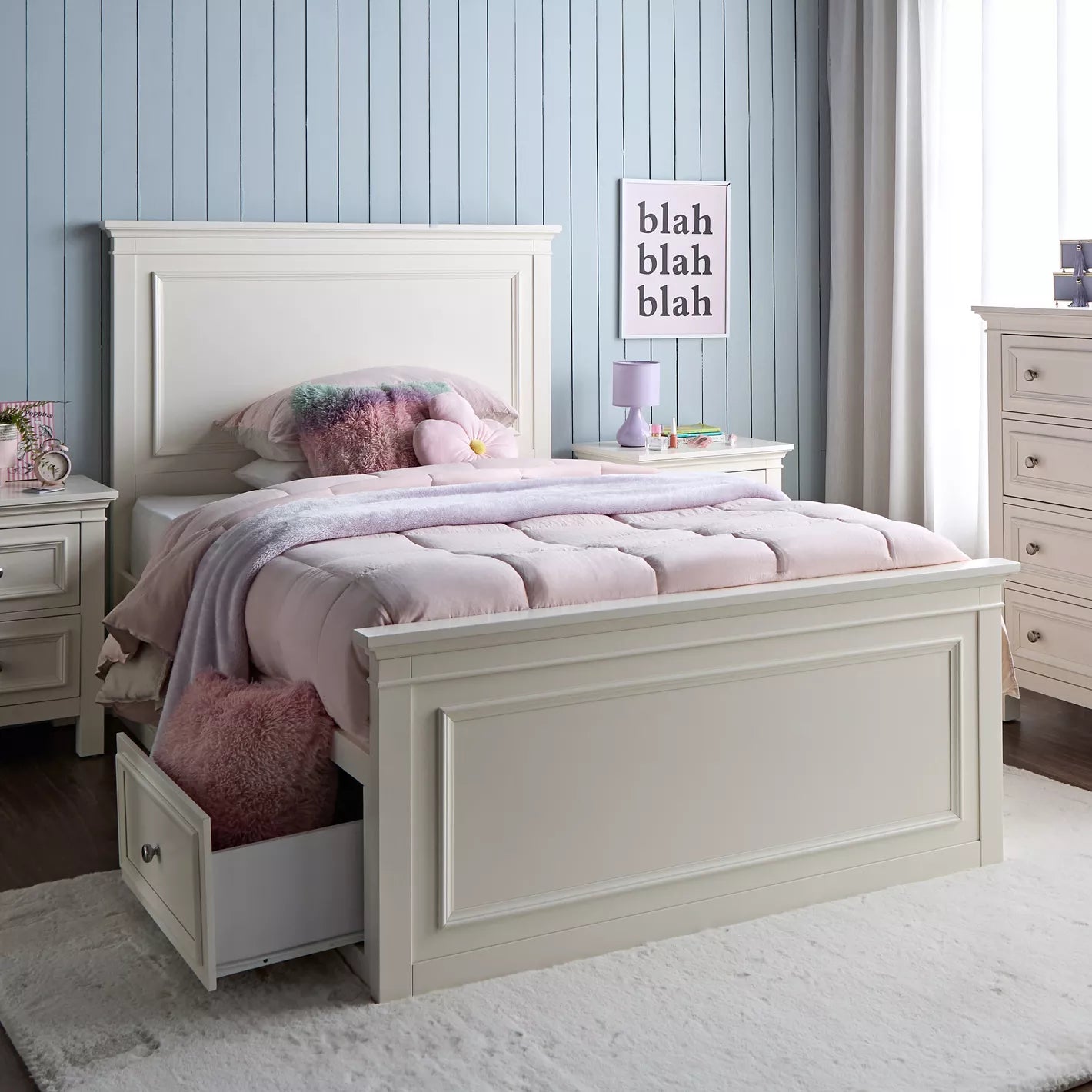 Single Bed with Storage For Kids - 120x200 cm-GCC Home Center