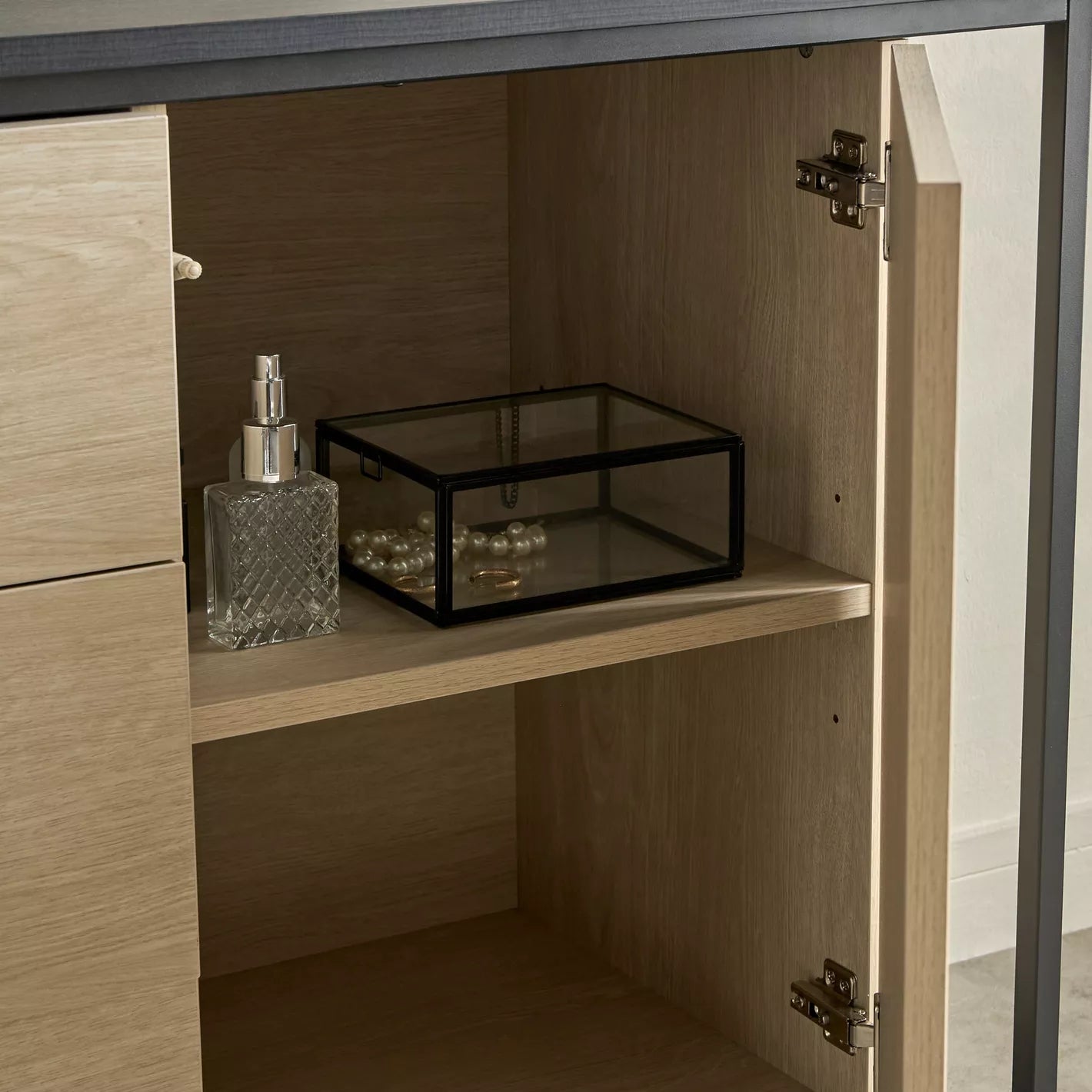 3-Drawer Dresser With Mirror, Engineered Wood With A Melamine Finish For Modern Bedroom-GCC Home Center