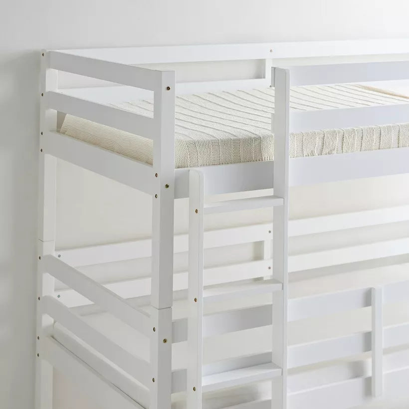 Vanilla Single Triple Bunk Bed - 90x200 cm-GCC Home Center