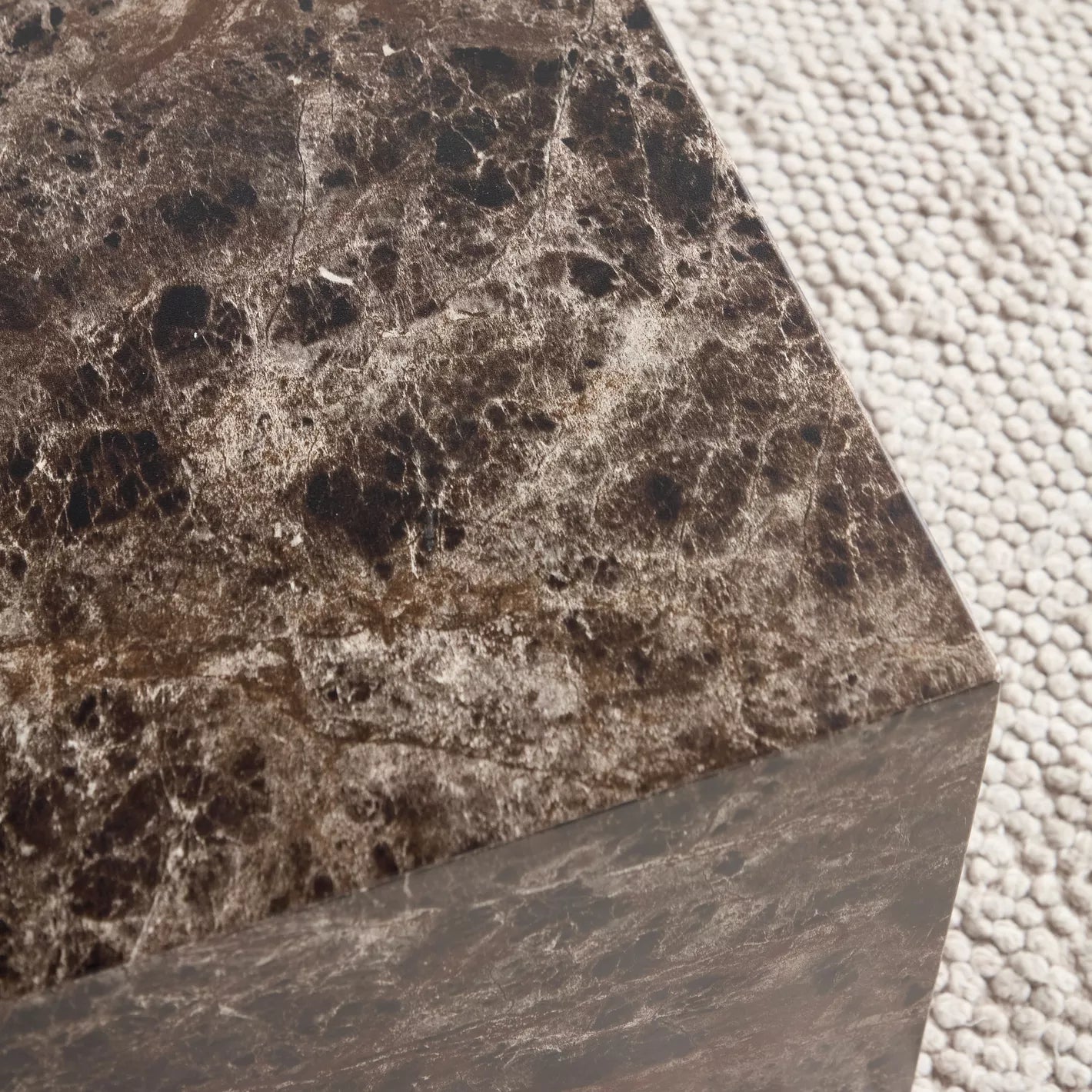 2-Piece Coffee Table Set, Modern Design With A Marble-Look Finish-GCC Home Center