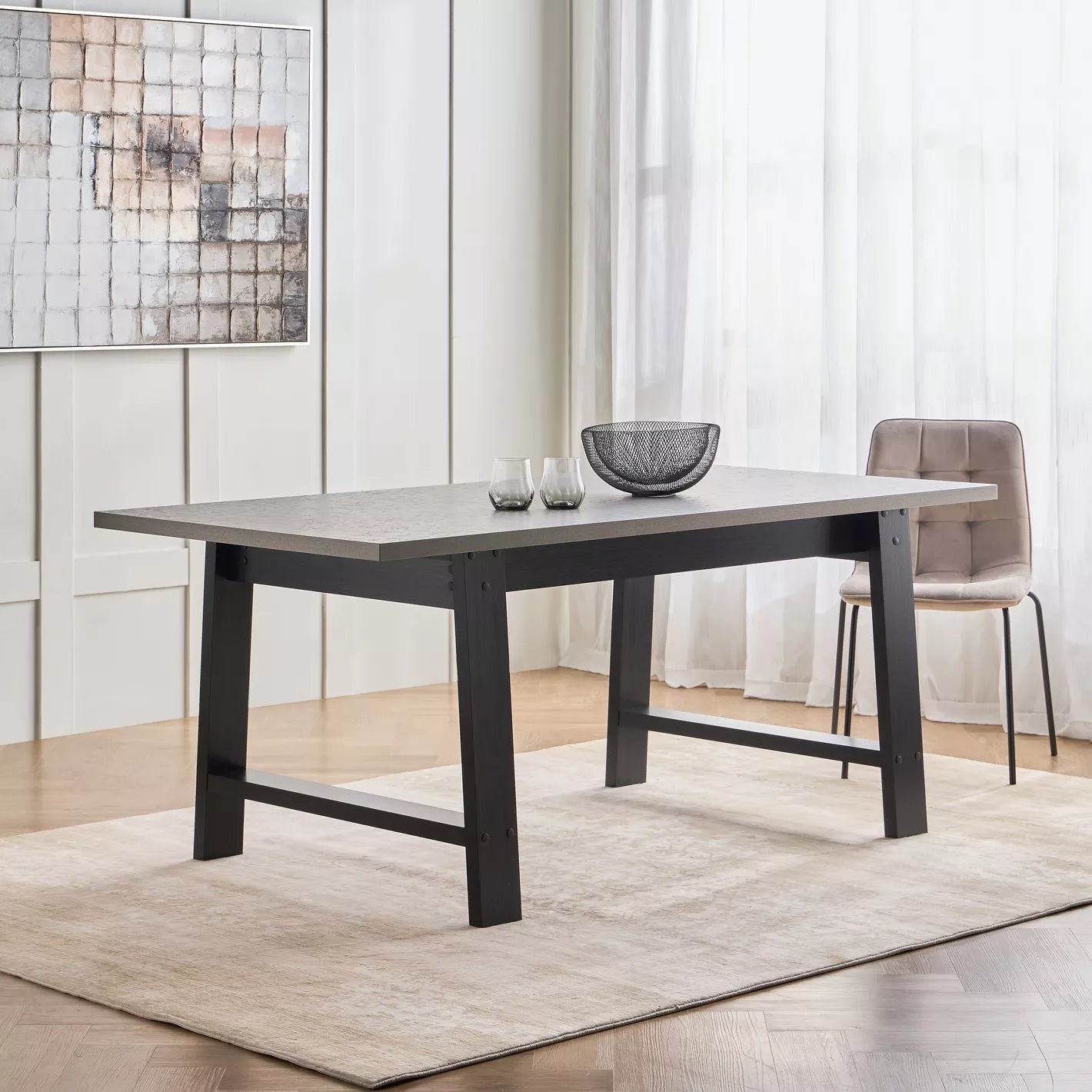 Oxford 6-Seater Dining Table-GCC Home Center