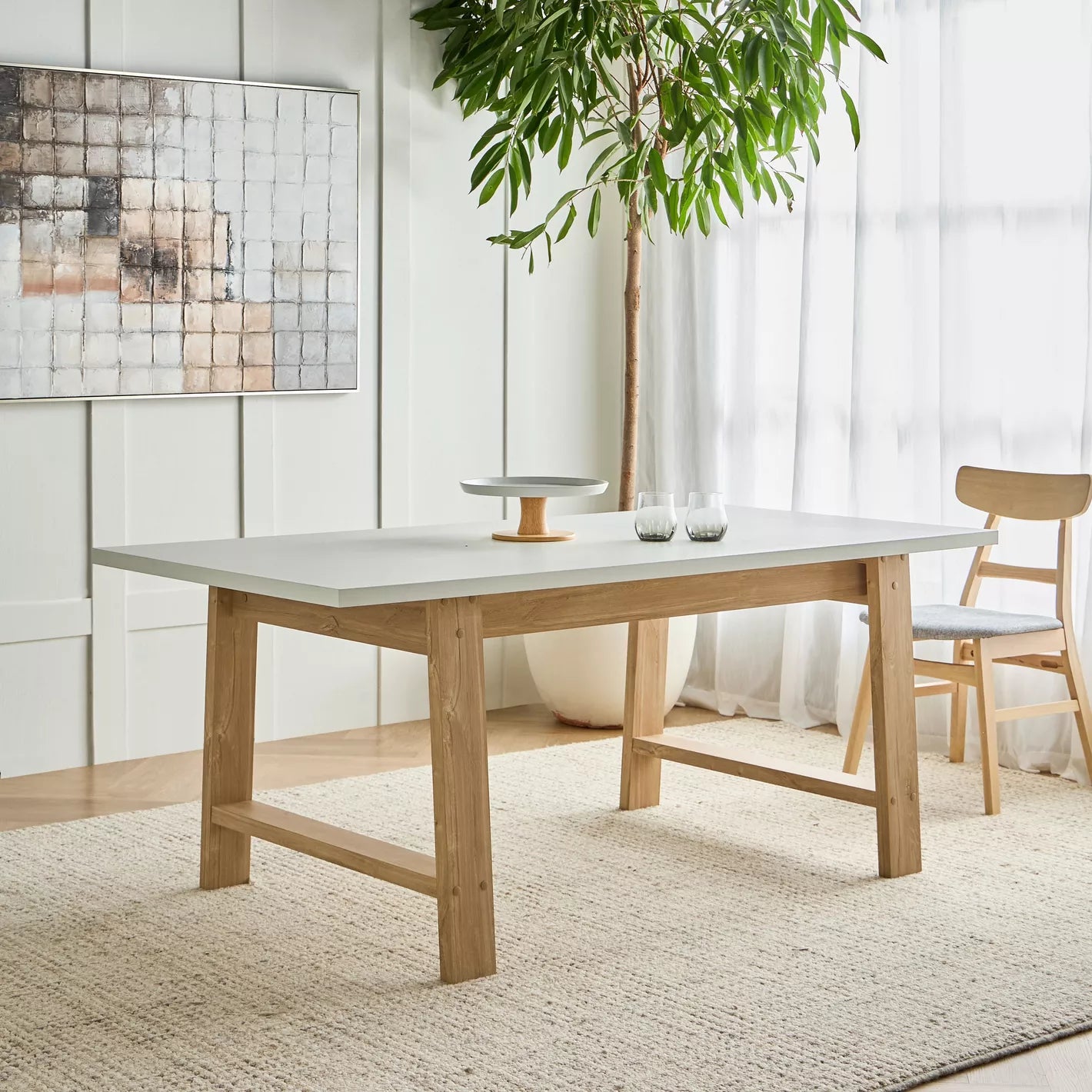 Oxford 6-Seater Dining Table-GCC Home Center