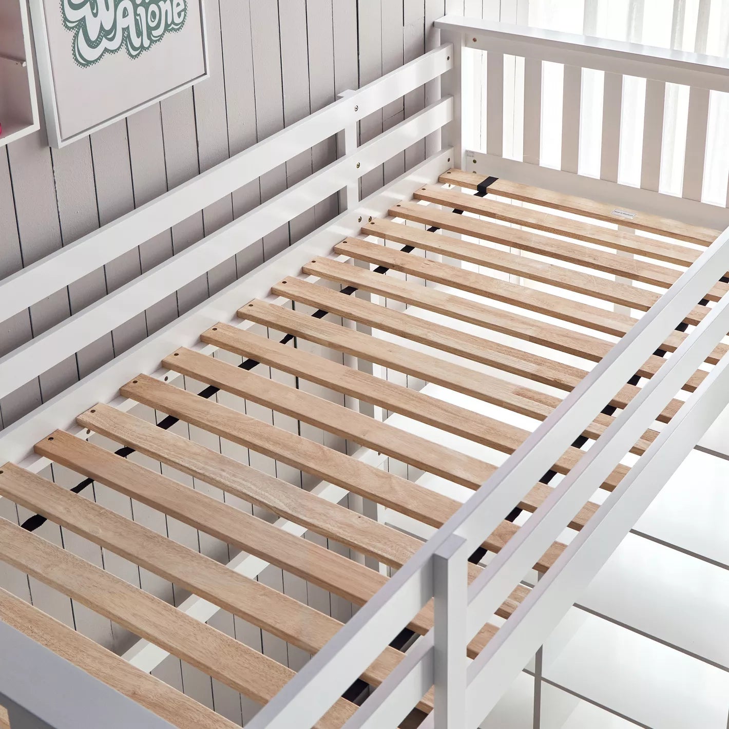 Taylor Twin Loft Bed with Shelves - 90x200 cm-GCC Home Center
