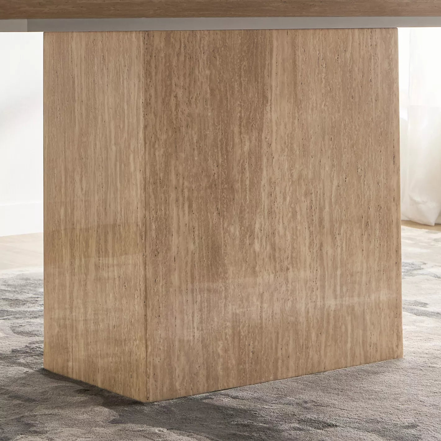 6-Seater Marble Top Dining Table-GCC Home Center