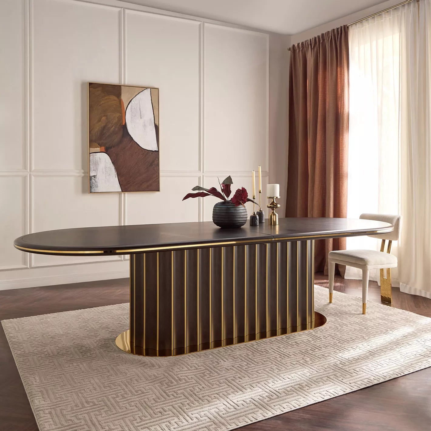 10-Seater Luxury Dining Table-GCC Home Center