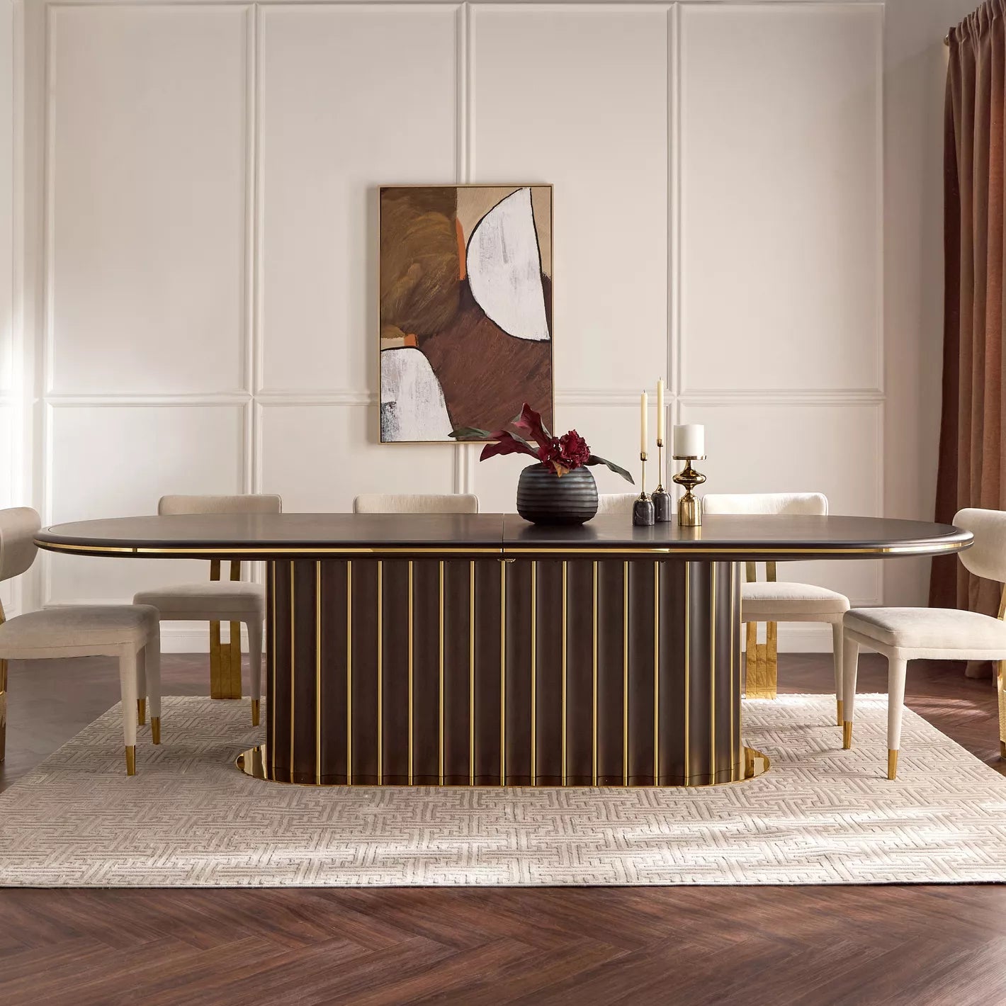 10-Seater Luxury Dining Table-GCC Home Center