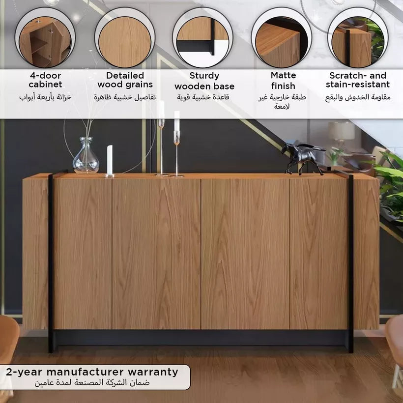 Terra 4-Door Sideboard