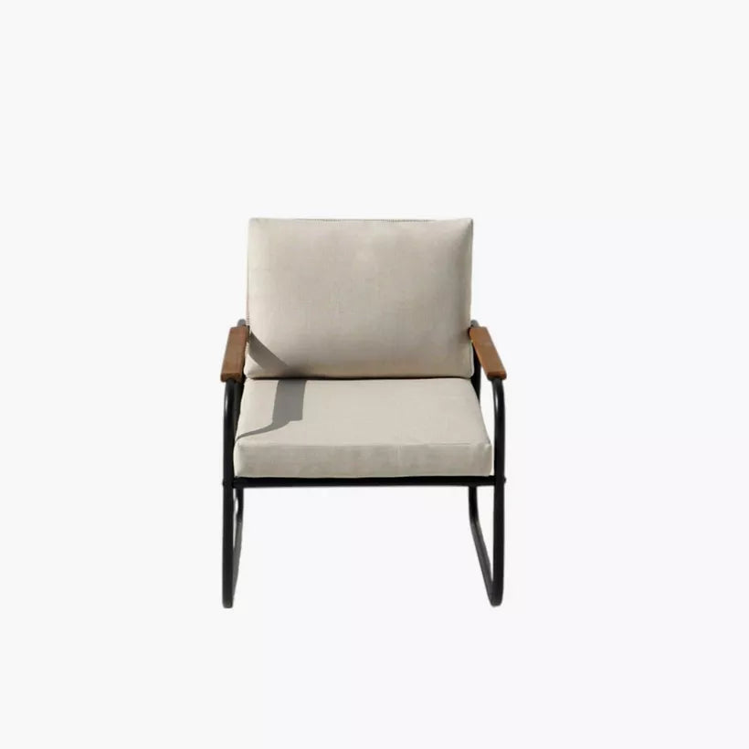 4-Piece Outdoor Sofa Set – Steel Frame & Rope Detailing