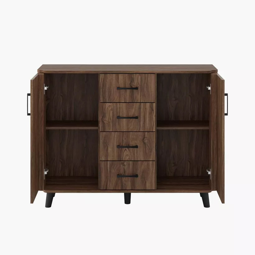1.2 Meter 2-Door Sideboard with 4 Drawers