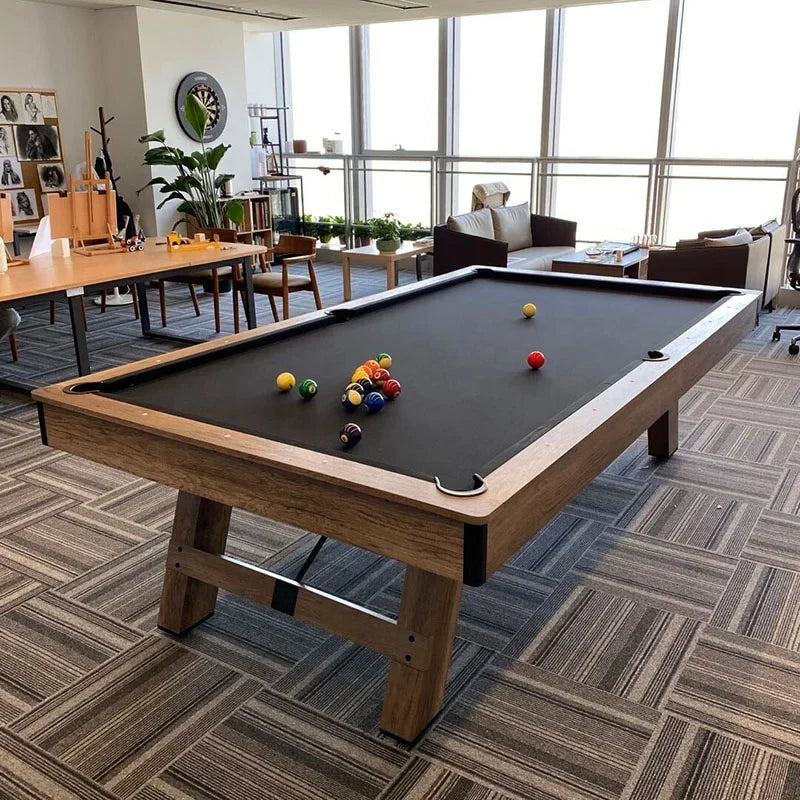 COOLBABY 3 in 1 8ft Pool Billiard Table + Household Table Tennis Table + meeting or dining table Multi Function Game Table
