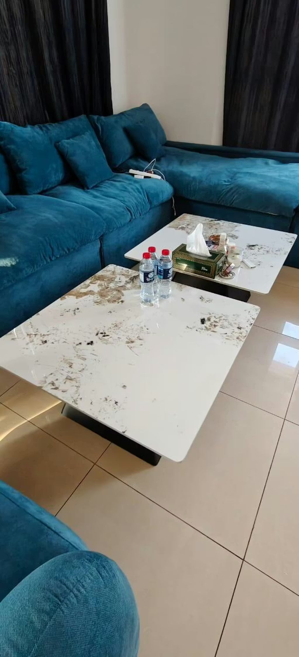 Elegant Modern Nesting Coffee Table Set (Pack of 2)