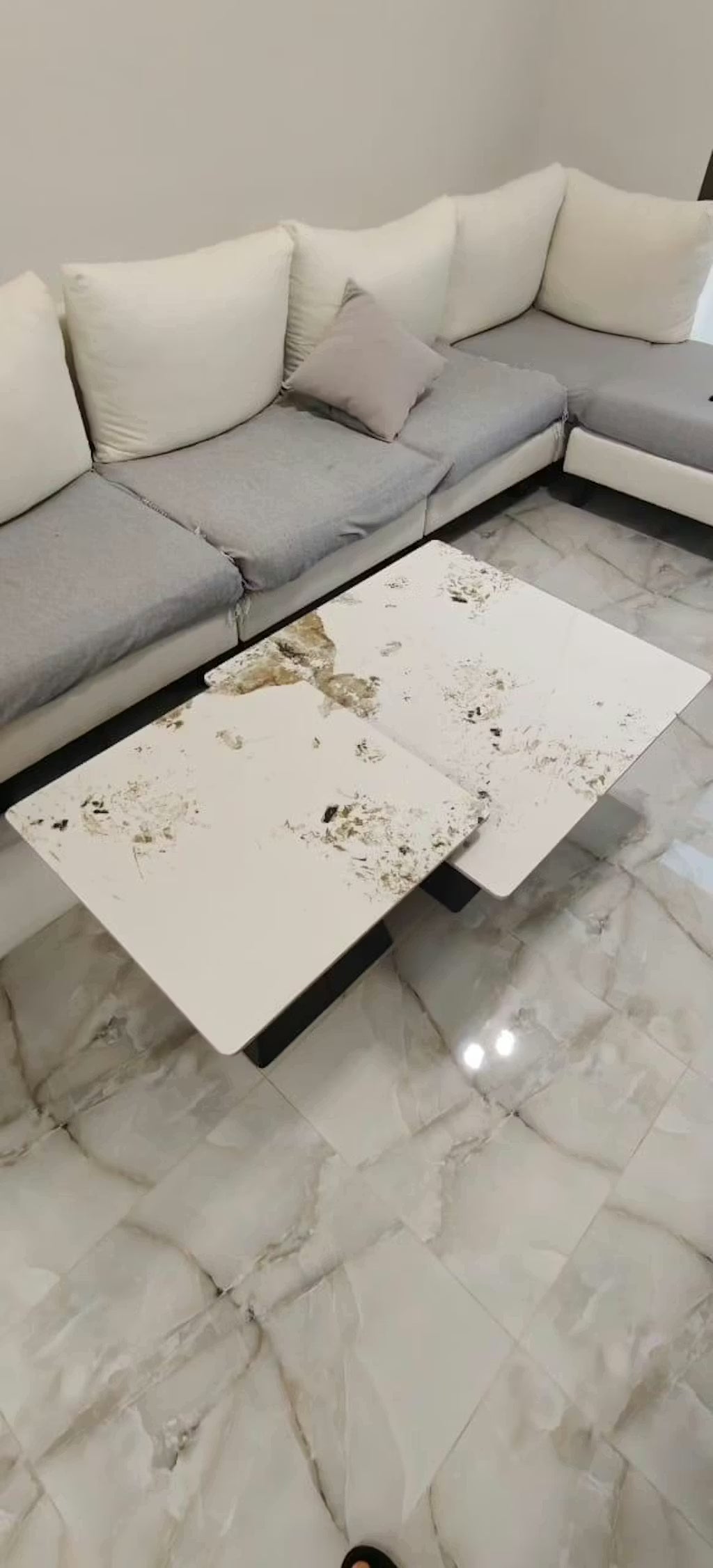 Elegant Modern Nesting Coffee Table Set (Pack of 2)