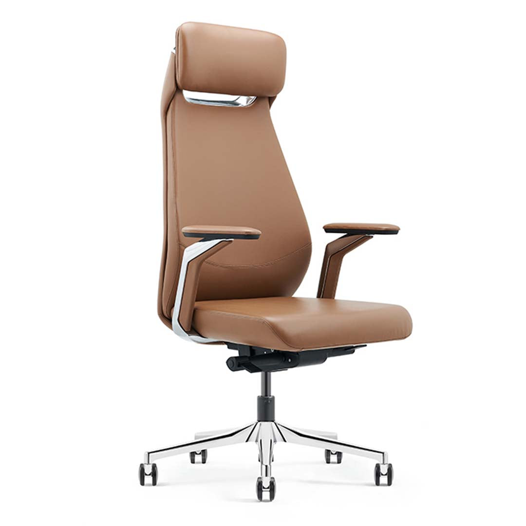 Luxury Ergonomic Design High Back Office Chair With Adjustable Headrest-GCC Home Center