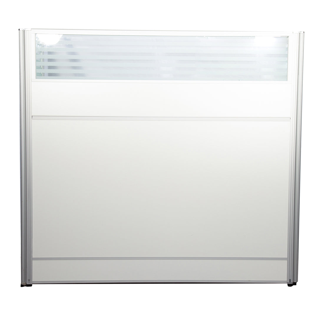 Modern Design Cubicle Works Station With 3-Door Movable Drawer - White-GCC Home Center