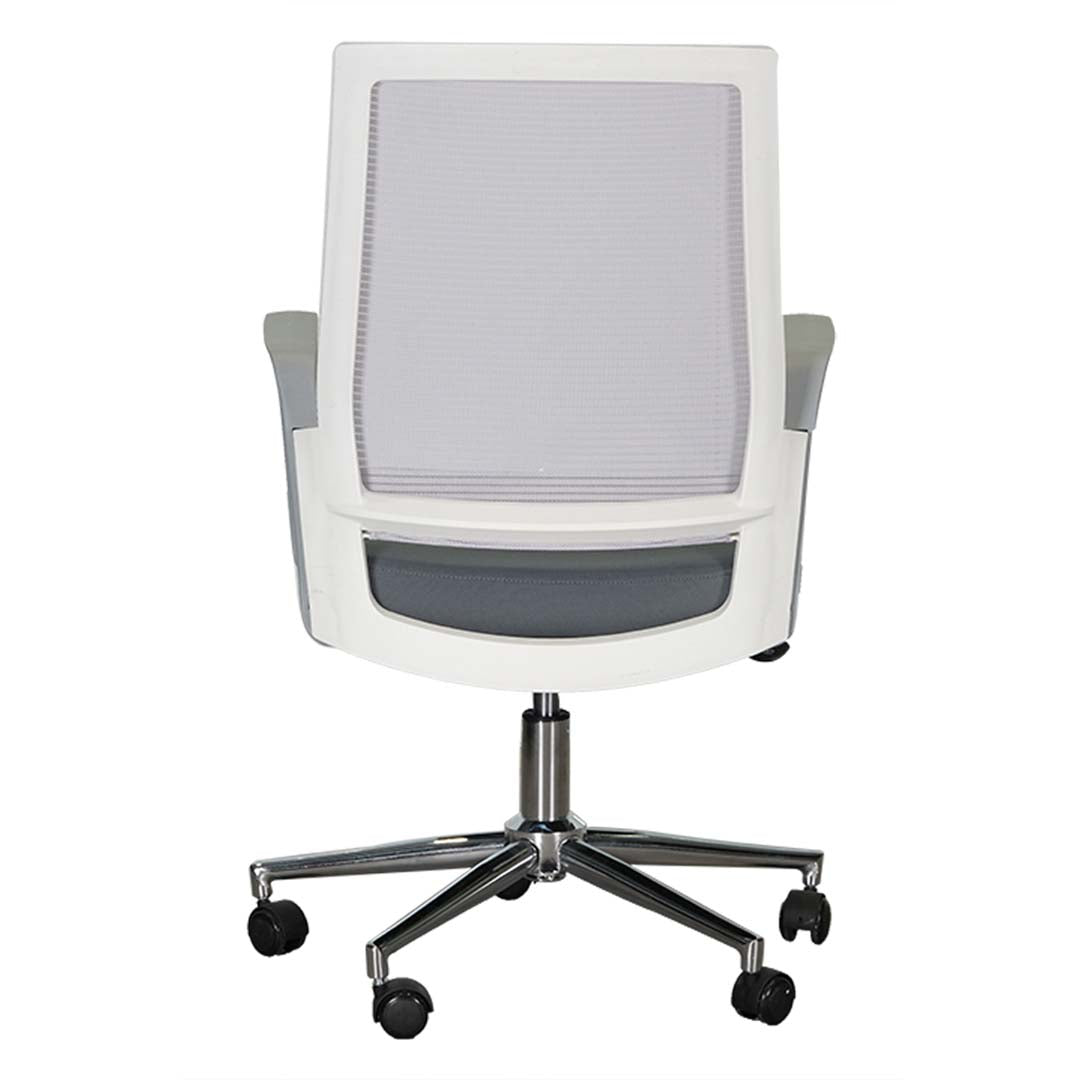 Modern Ergonomic Low Back Office Chair - Grey-GCC Home Center