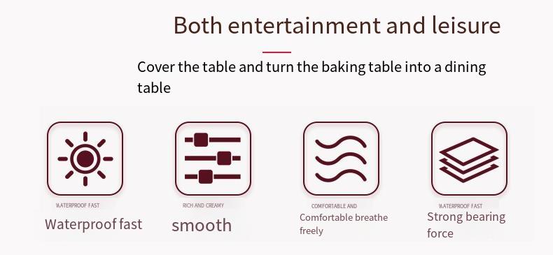 Outdoor Cast Aluminum Multi-functional Barbecue Table & Chair Five-Piece Set