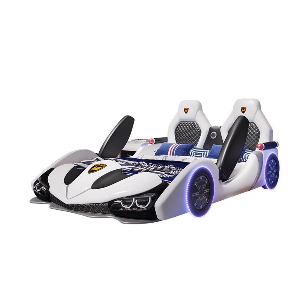 COOLBABY ZLJ1127 Children's Bed Boys Bed Car Style Single Bed-GCC Home Center