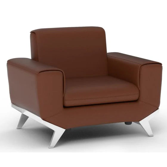 PU Leatherette Seater Sofa Modern Sofa Ideal for Home and Office-GCC Home Center