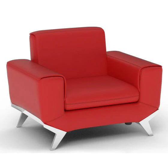 PU Leatherette Seater Sofa Modern Sofa Ideal for Home and Office-GCC Home Center