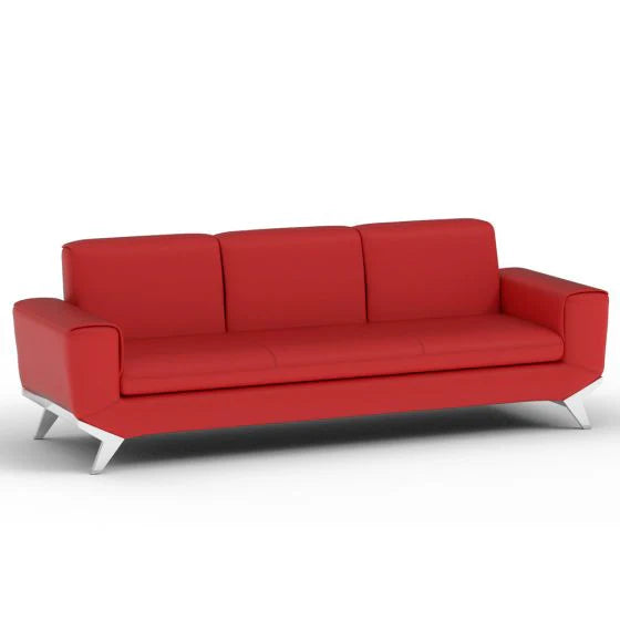 PU Leatherette Seater Sofa Modern Sofa Ideal for Home and Office-GCC Home Center