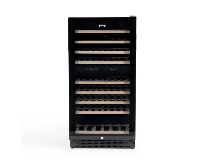 Beverage & Wine Cooler 76 Bottle Dual Zone Wine Fridge 225L Black – TERBC76DZ