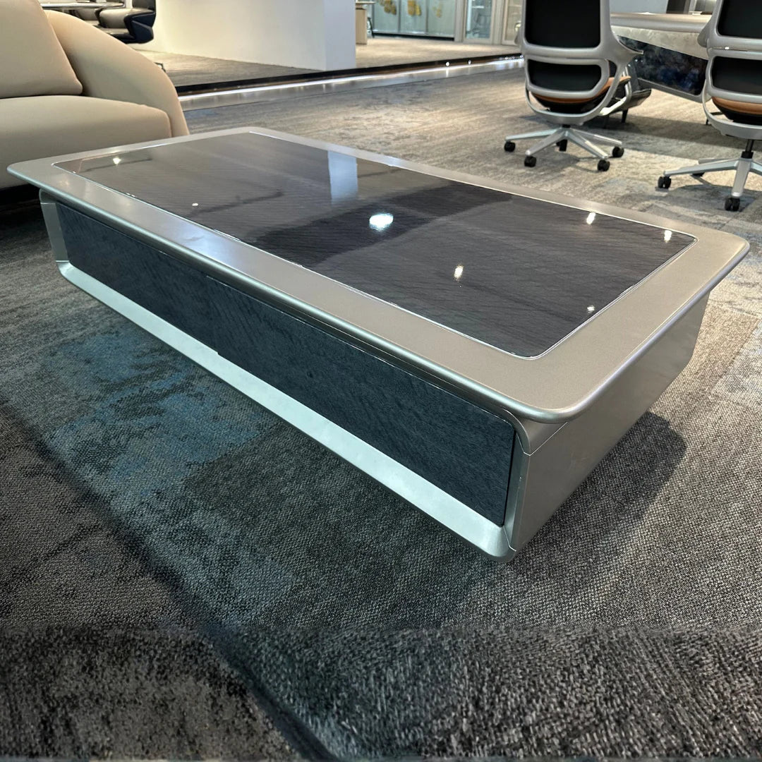Luxury Modern Executive Office Table, Coffee Table – 140 × 70 × 45 cm