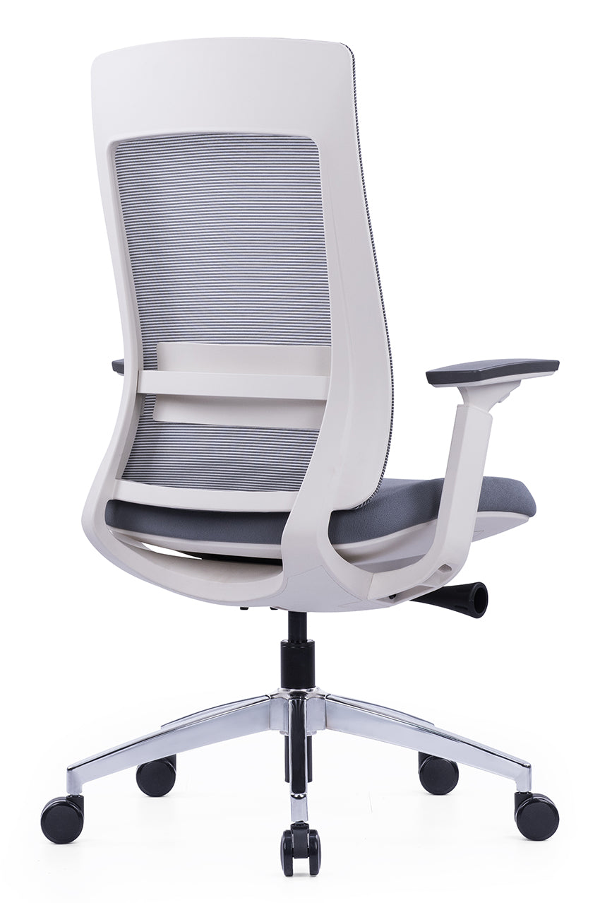 Ergonomic Multifunction Office Chair – Adjustable Headrest, 4-Position Lock, and Chrome Base