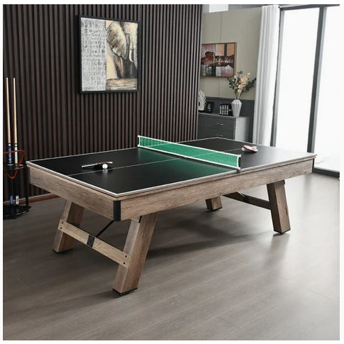 3 in 1 8ft Pool Billiard Table + Household Table Tennis Table + meeting or dining table Multi Function Game Table-GCC Home Center