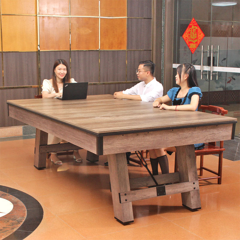 3 in 1 8ft Pool Billiard Table + Household Table Tennis Table + meeting or dining table Multi Function Game Table-GCC Home Center