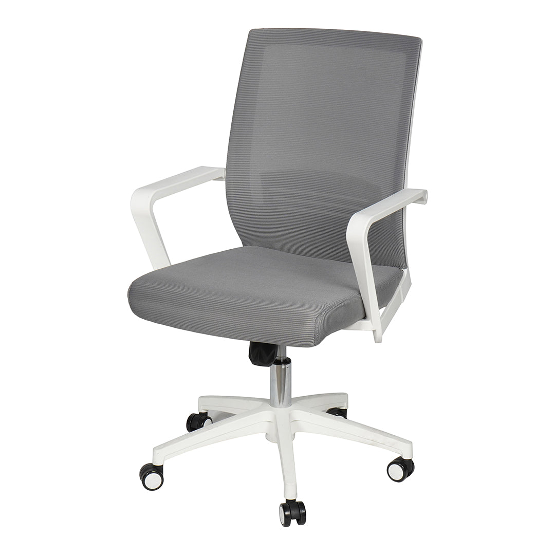 High Back Office Chair With Height Adjustable And 5 Swivel Wheels-GCC Home Center