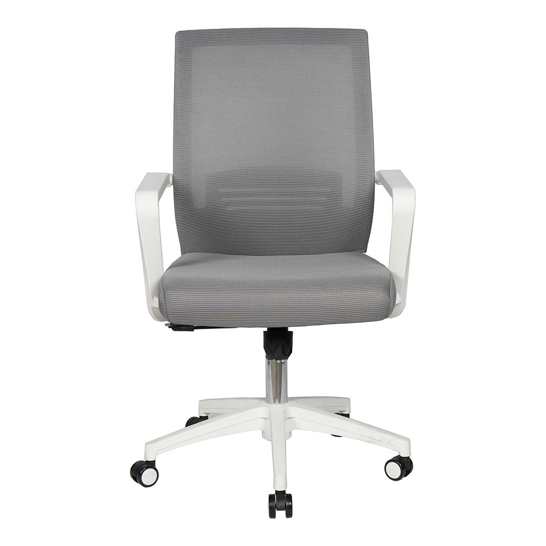 High Back Office Chair With Height Adjustable And 5 Swivel Wheels-GCC Home Center