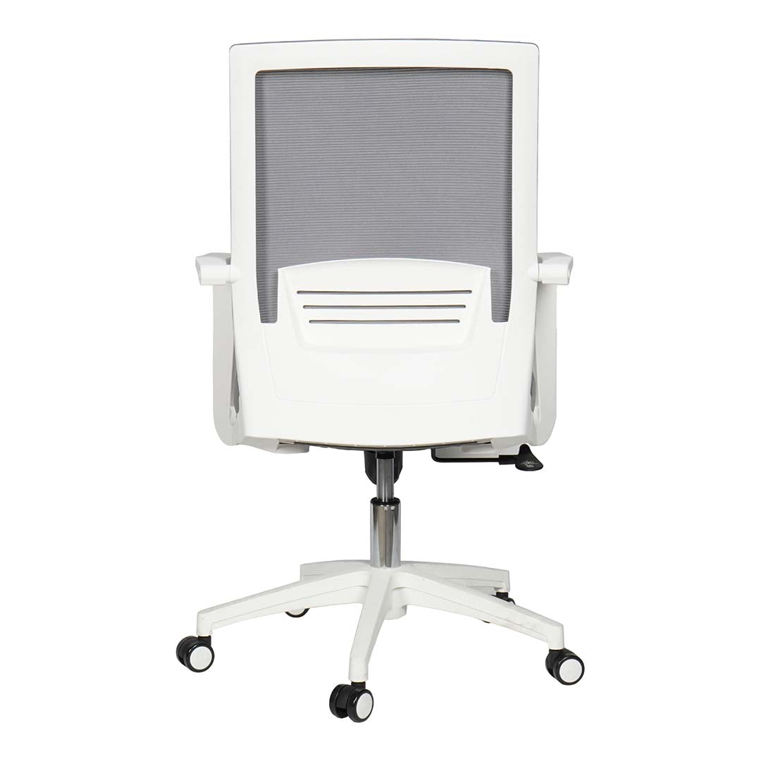 High Back Office Chair With Height Adjustable And 5 Swivel Wheels-GCC Home Center