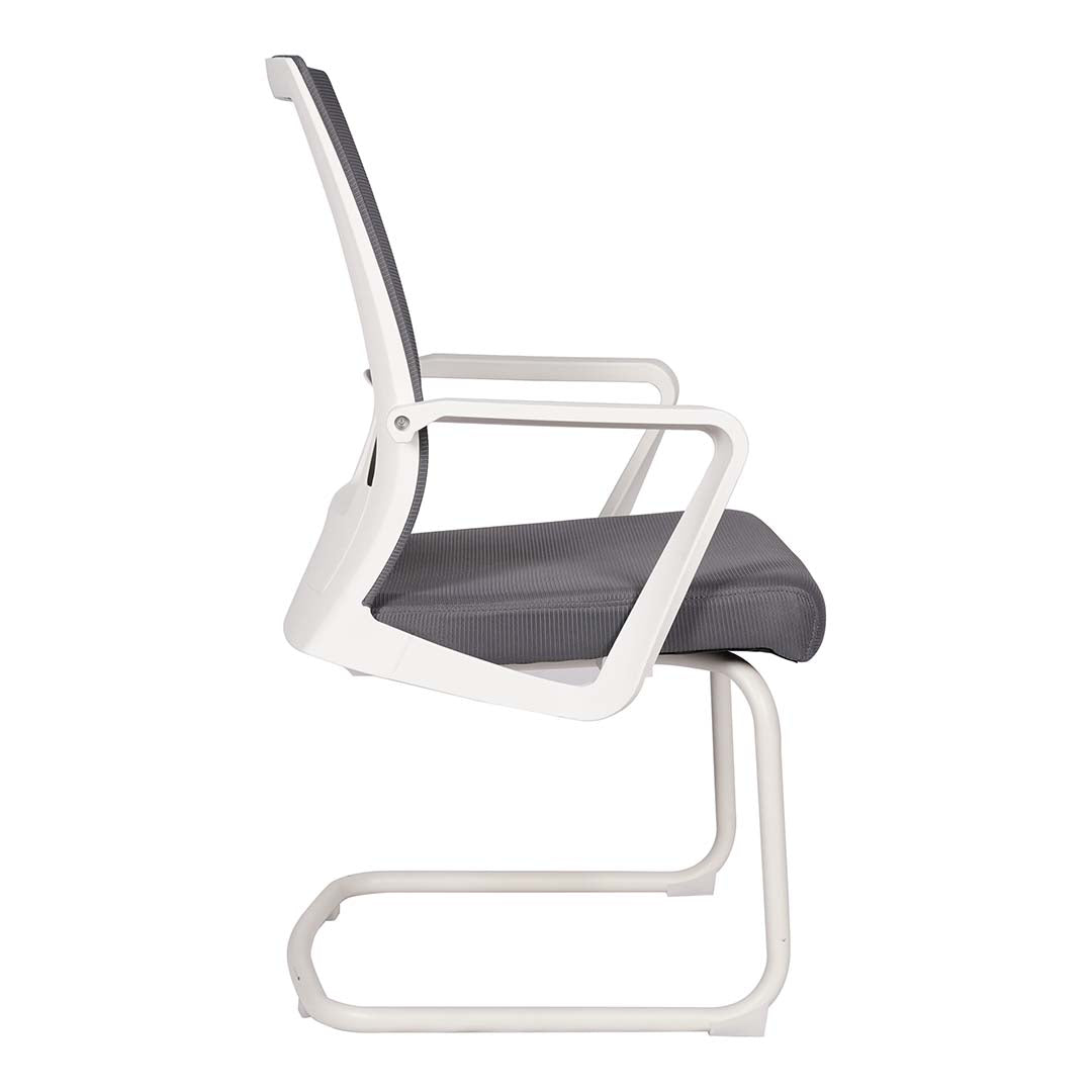 Modern Office Visitor Chair - Grey-GCC Home Center