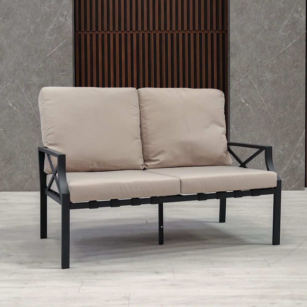 Luxury 9-Seater Outdoor Sofa Set - Grey