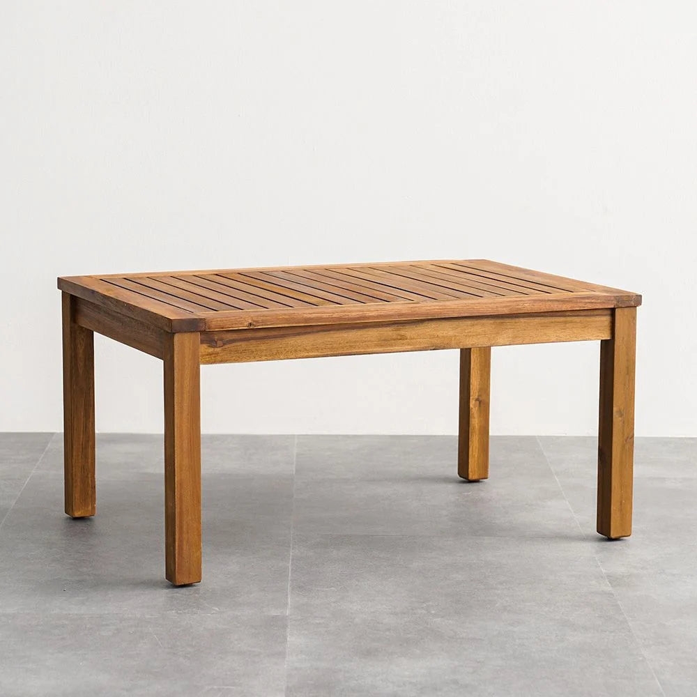 Elegant 4-Seater Sofa Set – Natural Wood