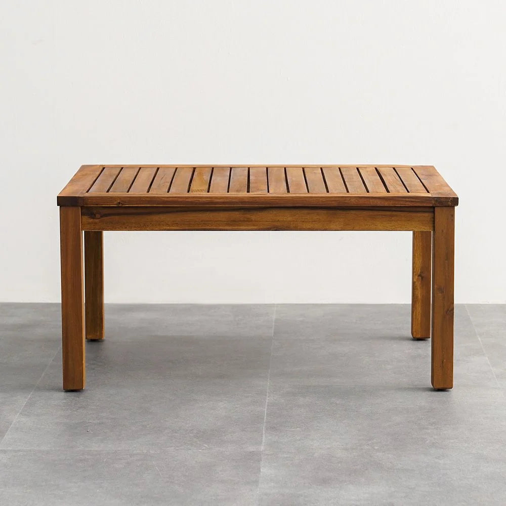 Elegant 4-Seater Sofa Set – Natural Wood