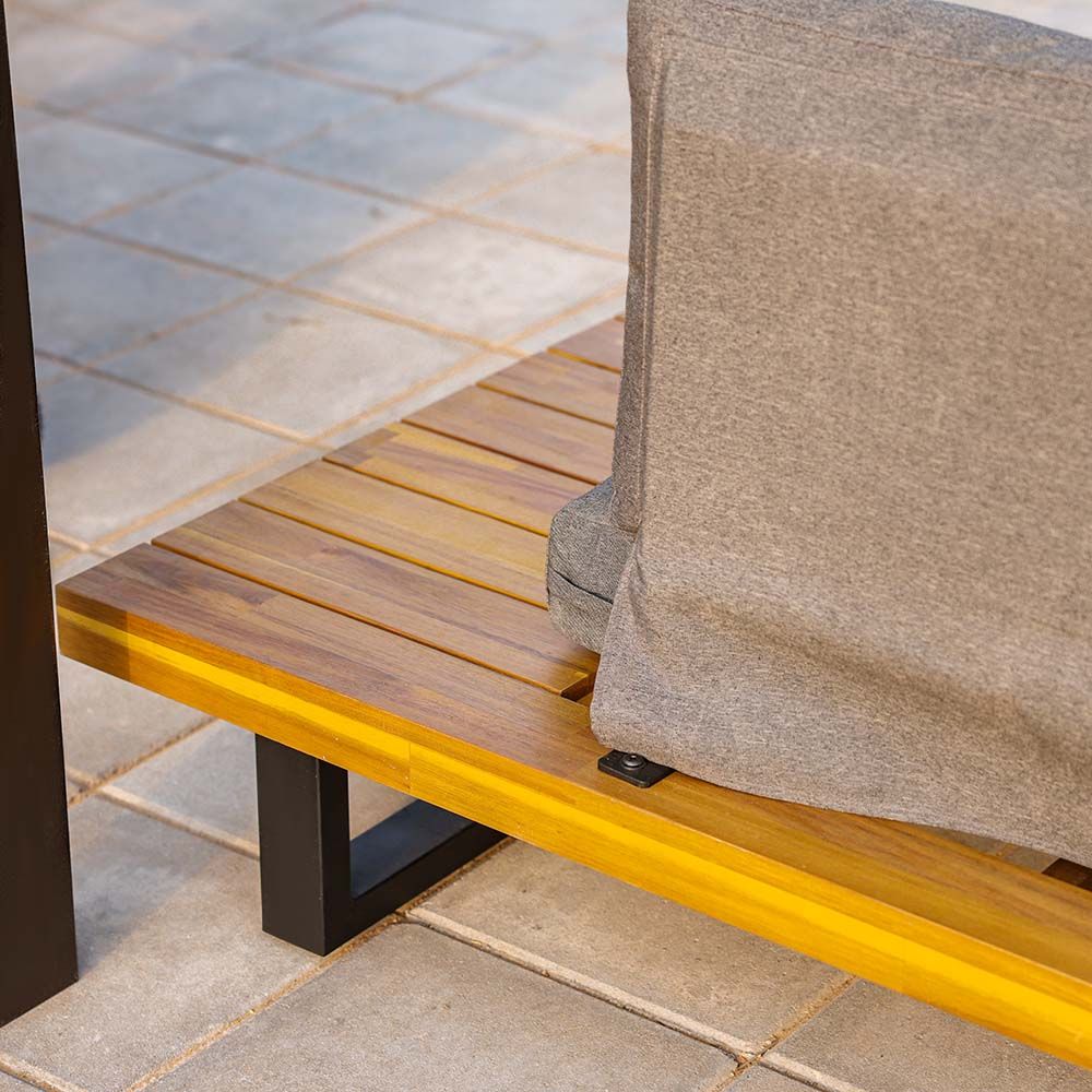 Elegant L-Shape Corner Sofa Set – Grey