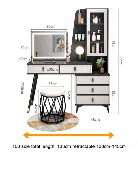 Makeup Vanity Light with Adjustable Brightness for Small Bedroom Dressers-GCC Home Center