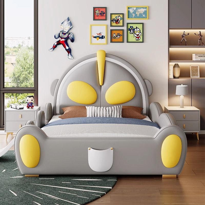 COOLBABY ZLJ1125 Children's Bed Boys Bed Ultraman Single Bed-GCC Home Center