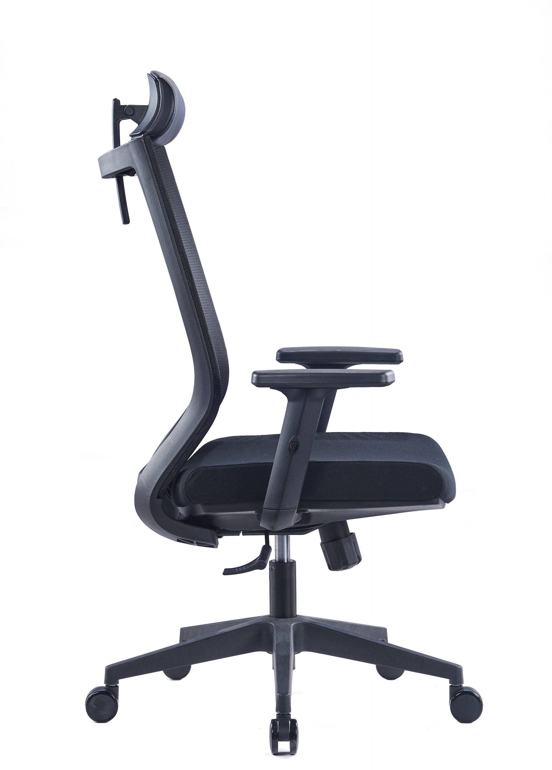 Adjustable Headrest High Back Mesh Computer Desk Chair