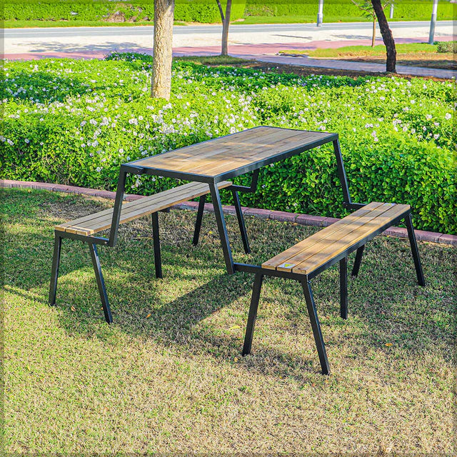 3 In 1 Folding Bench and Table For Gardens-GCC Home Center