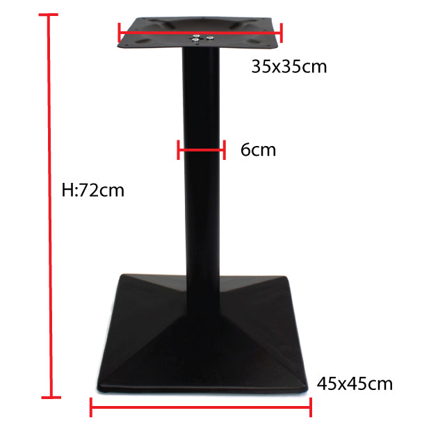 Jilphar Furniture Restaurant Square Table Base JP3020-GCC Home Center
