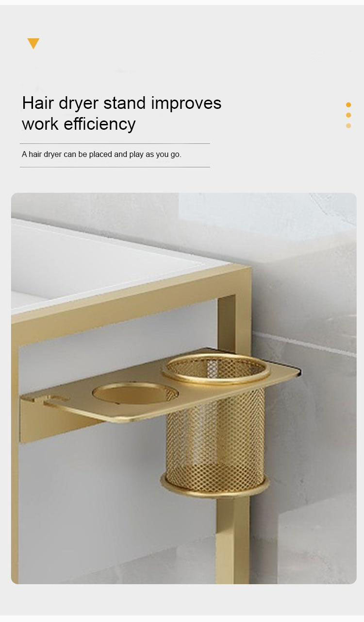 Hairdressing Tool Cabinet, Beauty Salon Trolley on Wheels, Makeup Storage Drawers, Hair Accessories Storage Cabinet-GCC Home Center