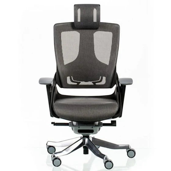 High Back Fabric Chair 49 cm - Black Office Chair-GCC Home Center