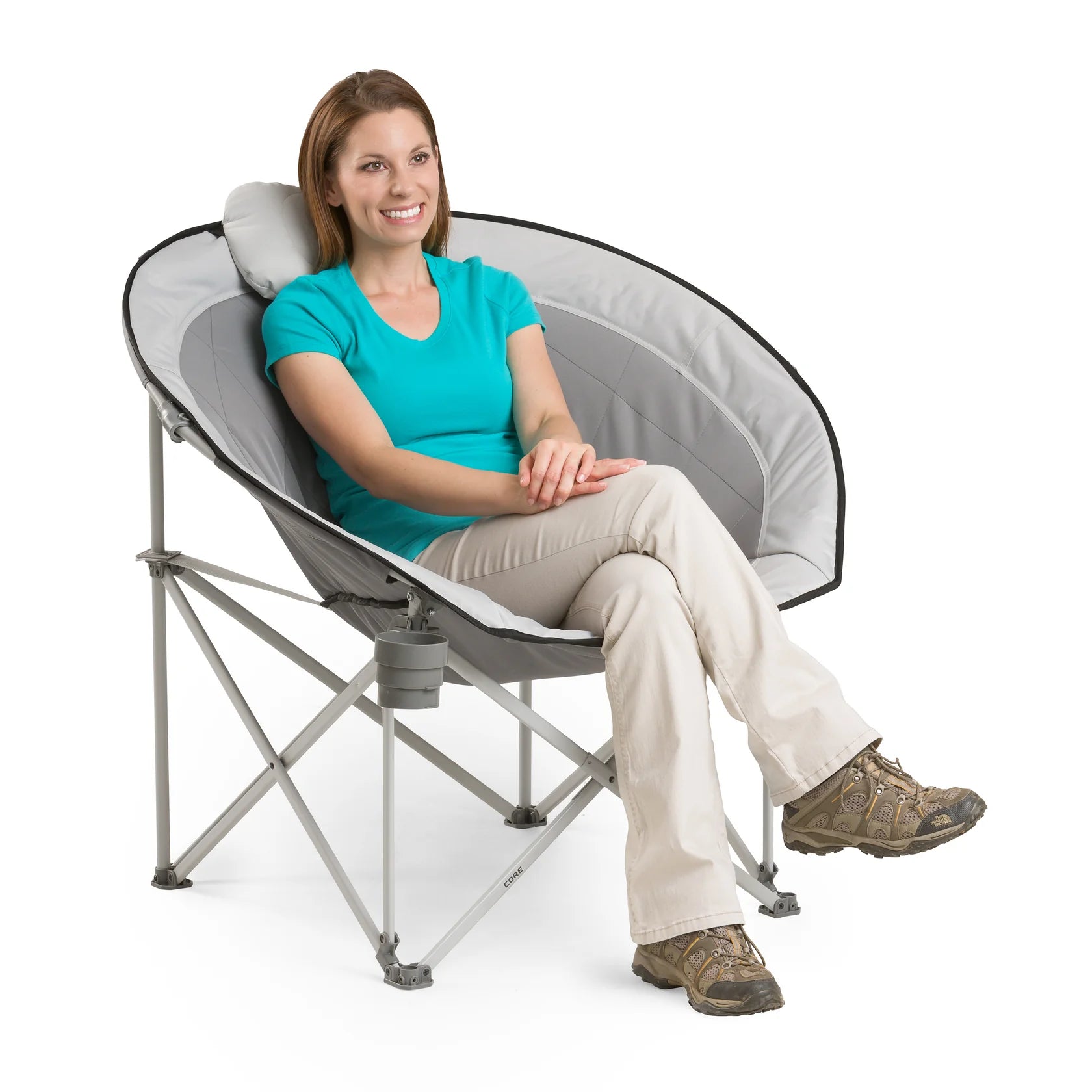 Core Oversized Padded Round Chair – Camping Chair