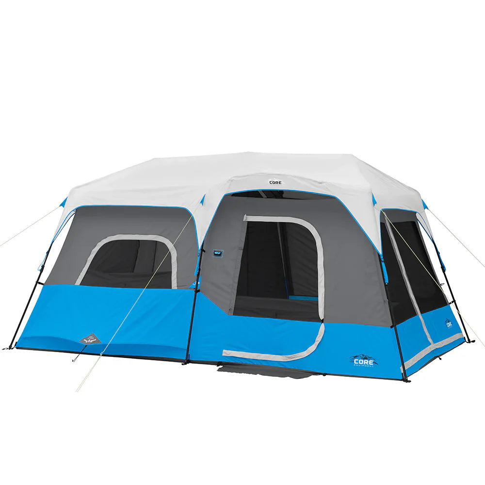 Core 9 Person Lighted Instant Cabin Tent – 14' x 9'