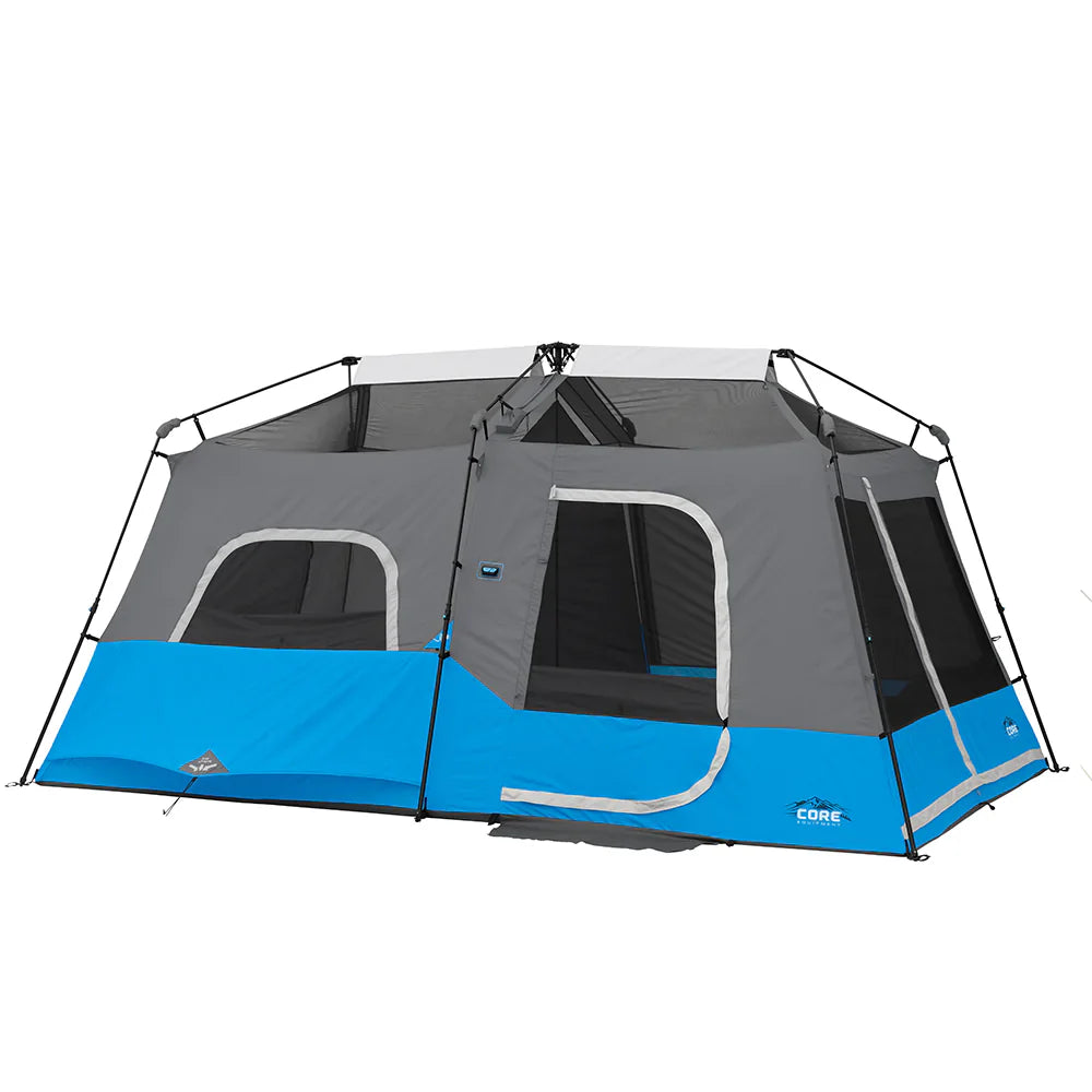 Core 9 Person Lighted Instant Cabin Tent – 14' x 9'