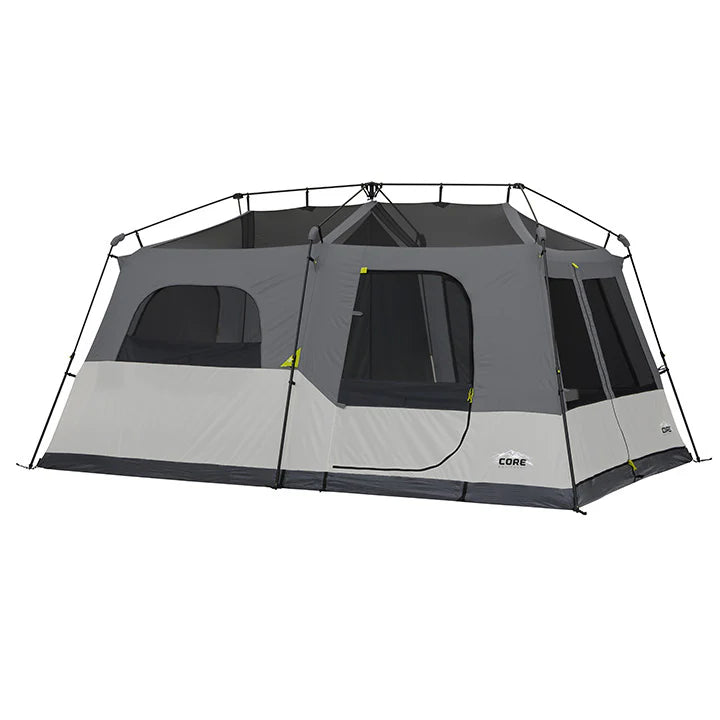 Core 9 Person Instant Cabin Tent with Full Rainfly – 14' x 9'