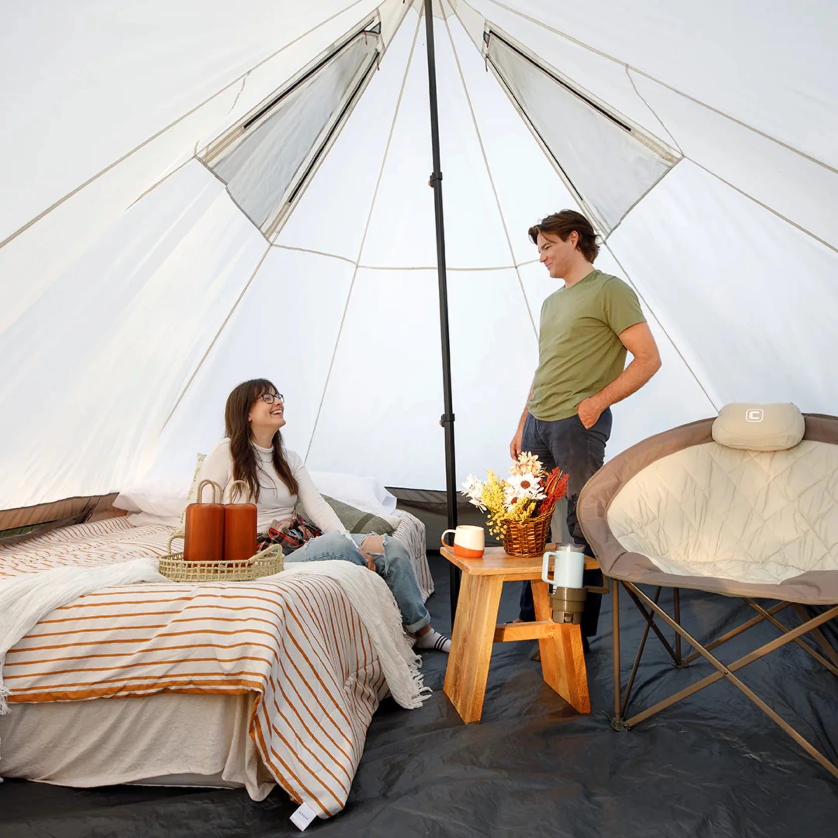 CORE 6 Person Lighted Bell Tent